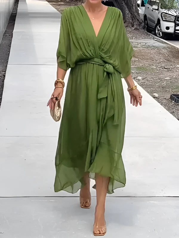 Olivia™ - Flowing Wrap Dress