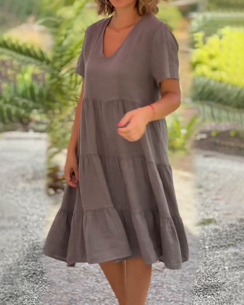 Zoë - V-Neck Dress