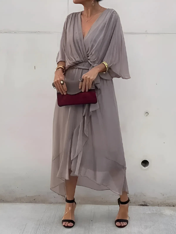 Olivia™ - Flowing Wrap Dress