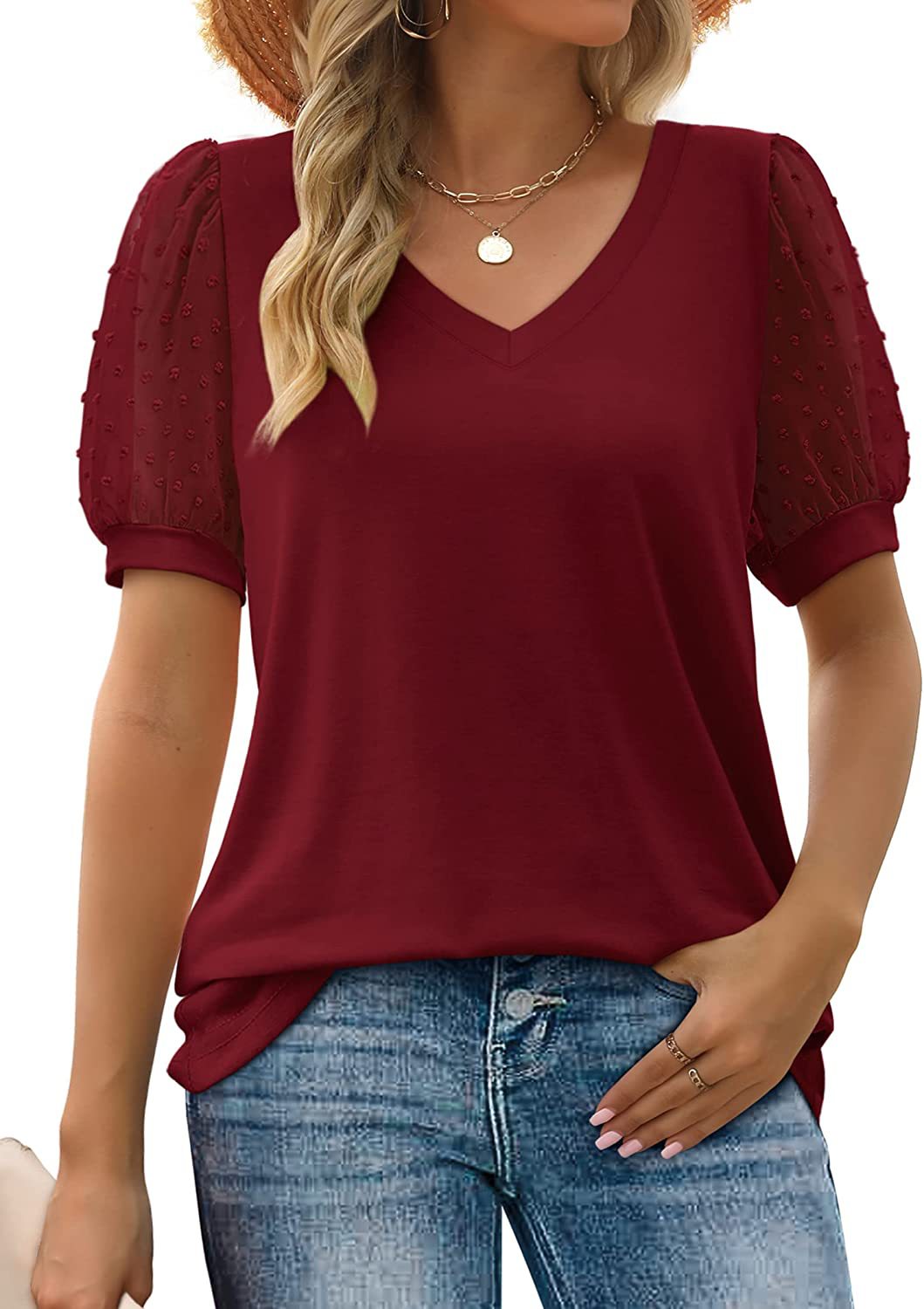 Holly™ - Elegant Top With V-neck