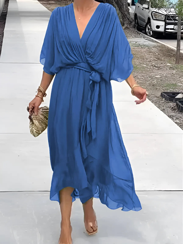 Olivia™ - Flowing Wrap Dress