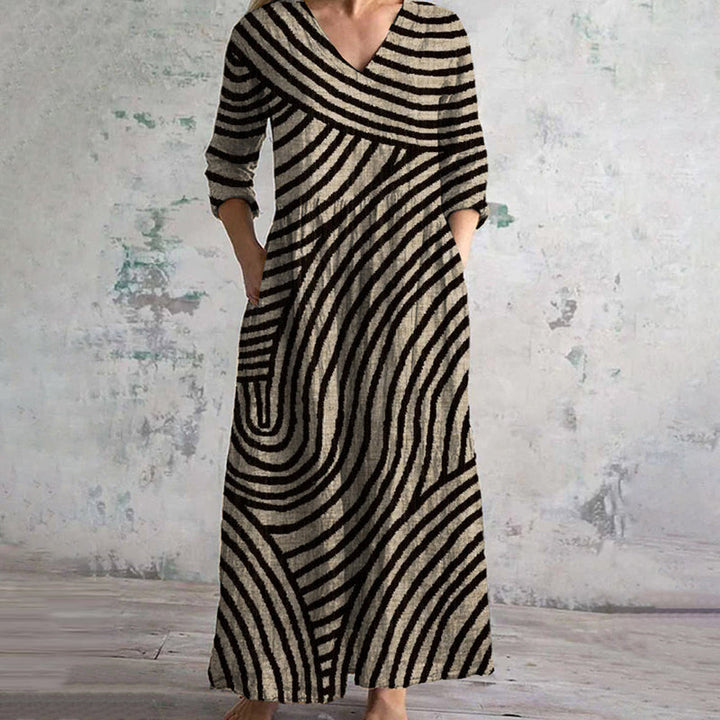 Kimberly™ - Vintage Striped Dress