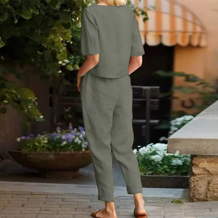 Ella™ - Linen Two-Piece Set