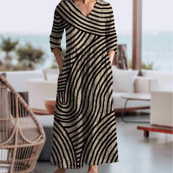 Kimberly™ - Vintage Striped Dress